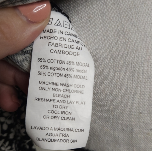 LIKE NEW Michael Kors Floral Square Neck Ruched Long Sleeve Top - Picture 4 of 5